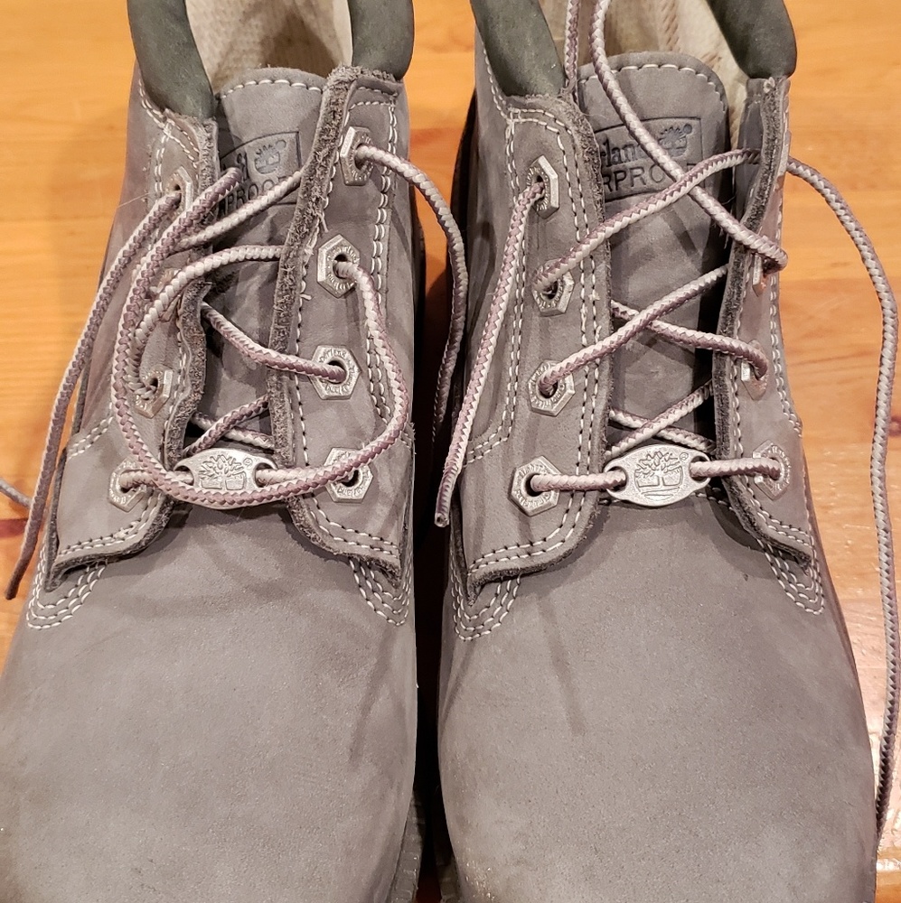 Womens grey Timberland boots